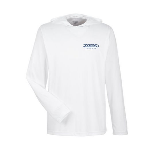 Zook Performance Long Sleeve Hoodie- Swordfish