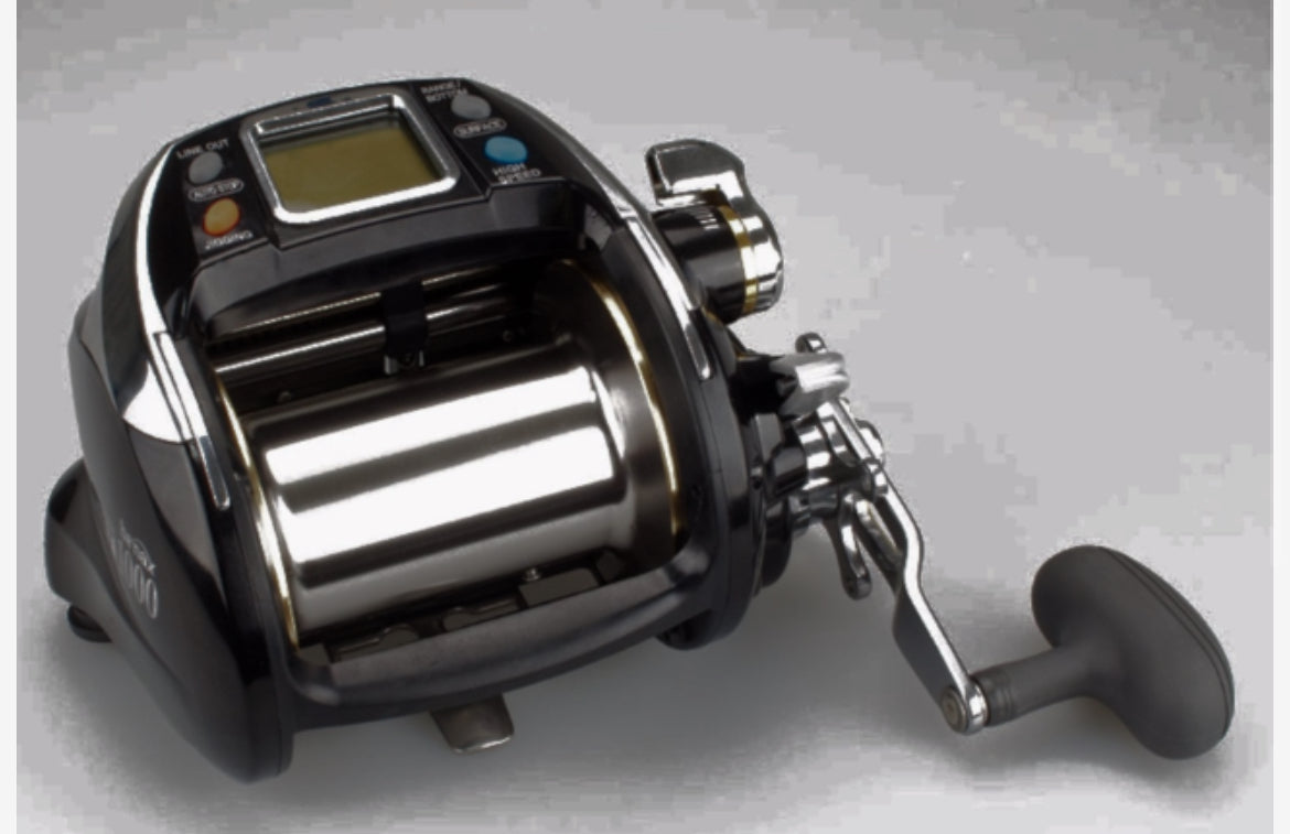 banax electric fishing reels Kaigen 1000 Reel It provides strong cranking power by an electric motor and adjust accurate depth bay digital control Banax Kaigen 500S Electric Reel