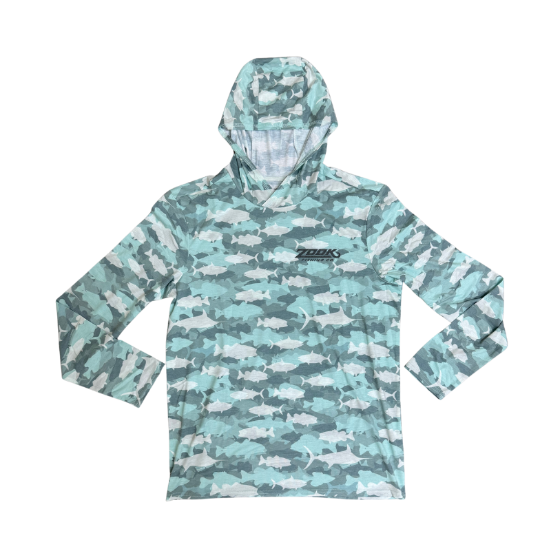 Zook Fish Camo Sun Hoodie