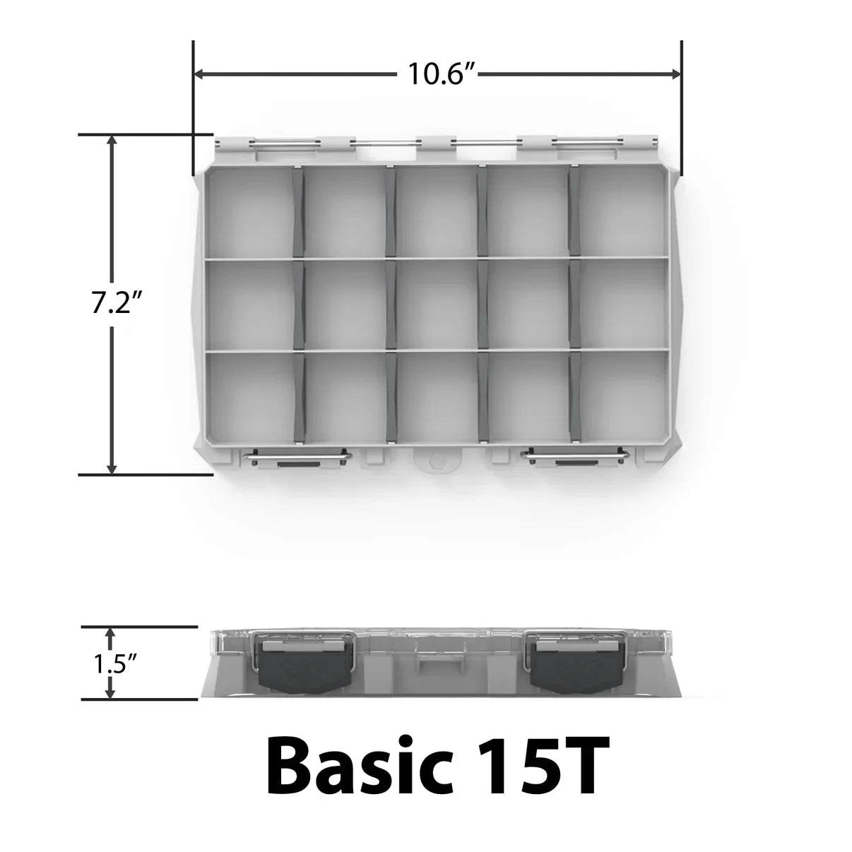 Buzbe Basic Utility Tackle Box