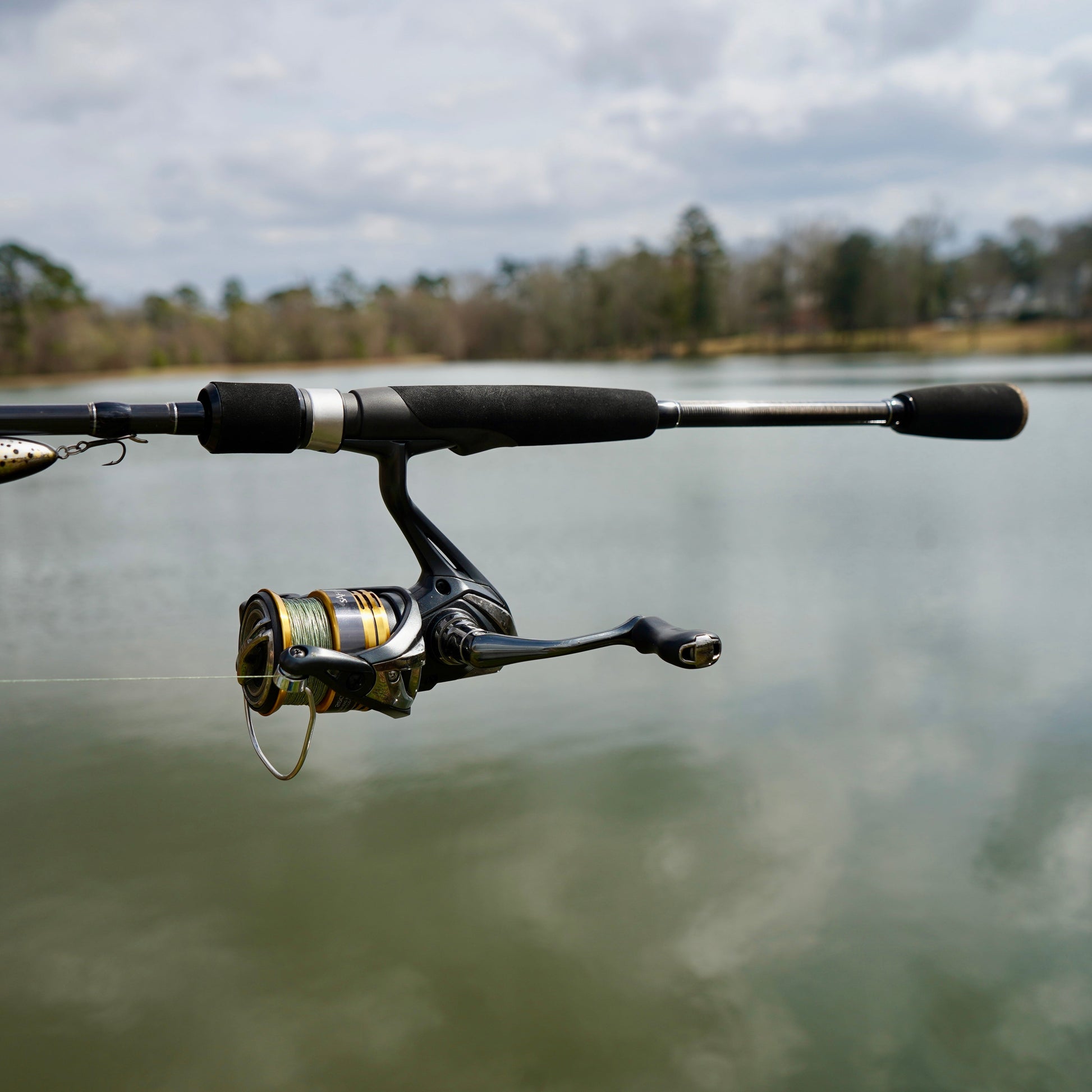 3 fishing pole Leviathan 'The Daily' 8' 3-Piece Heavy Mod-Fast 2-6oz Travel Swimbait Rod with Travel Case including five spinning and two casting options ProFISHiency 7ft Krazy 3 Spinning