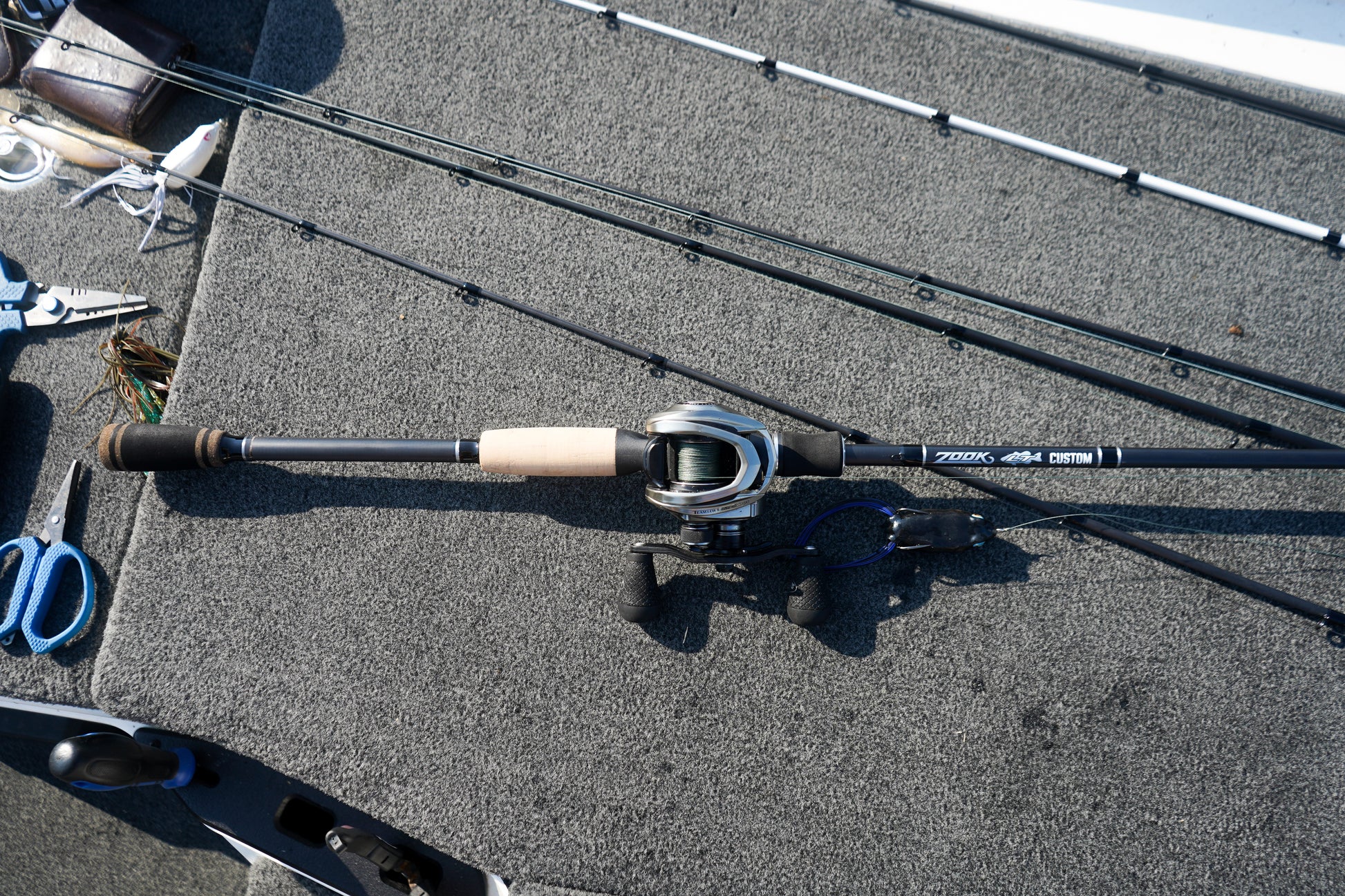 best frog fishing rod and reel LT Custom 7'2" Frog/Flipping Rod – Zook Fishing Co