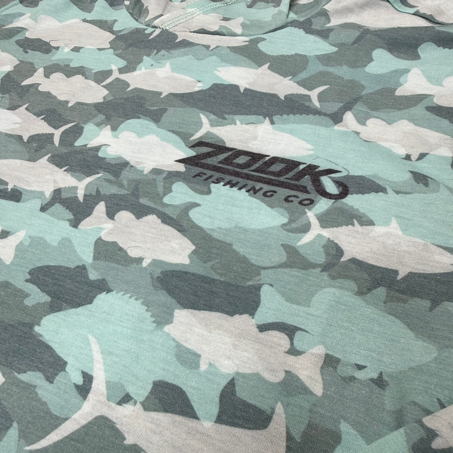 Zook Fish Camo Sun Hoodie