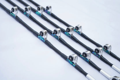 Custom Trolling Rod- Full Winthrop Roller Guide Setup