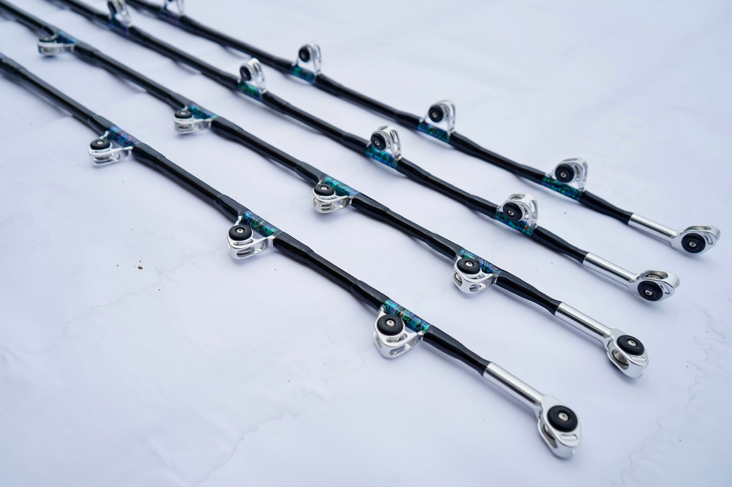 Custom Trolling Rod- Full Winthrop Roller Guide Setup