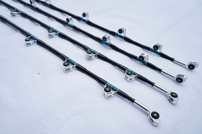 Custom Trolling Rod- Full Winthrop Roller Guide Setup
