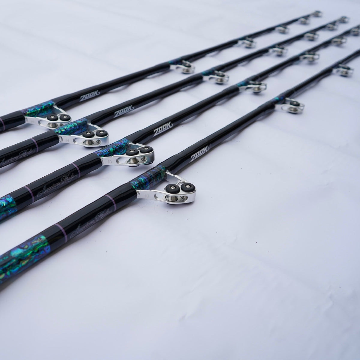 Custom Trolling Rod- Full Winthrop Roller Guide Setup